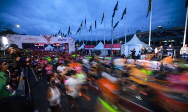 Runners start the 2023 Mexico City Marathon on August 27 in Mexico City. The organizers of the Mexico City Marathon are investigating reports of “unsportsmanlike conduct” at August’s race following reports of cheating at the event.