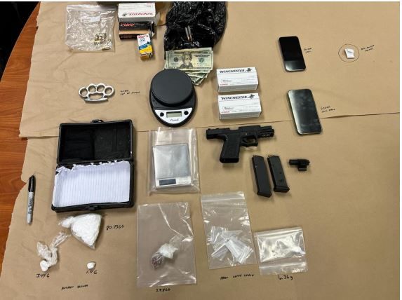Monterey Police were able to locate three ounces of cocaine, three grams of ecstasy,
a Ghost Gun plus illegal fireworks were found during a probation search