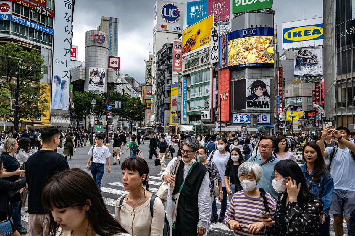 <i>Yuya Shino/Reuters</i><br/>Crowds of people celebrating Halloween in Shibuya in 2014.