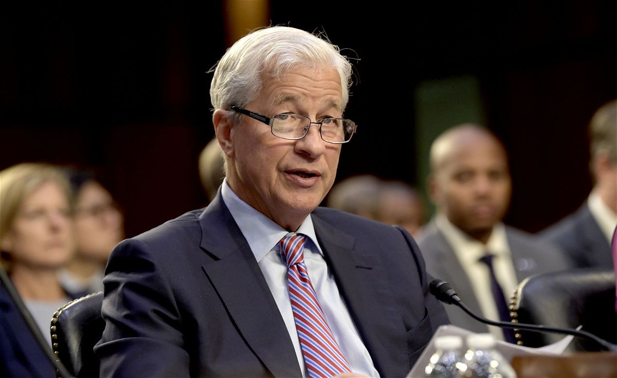 <i>Lenin Nolly/NurPhoto/Shutterstock</i><br/>JPMorgan Chase CEO Jamie Dimon testifies before the Senate Banking and Urban affairs Committee on September 22