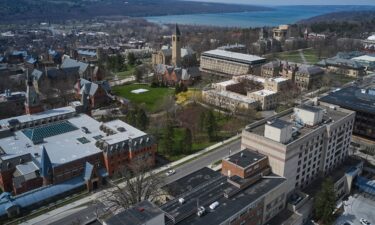 The Cornell University campus in Ithaca