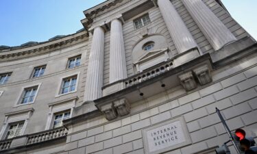 The Internal Revenue Service headquarters building is seen in Washington