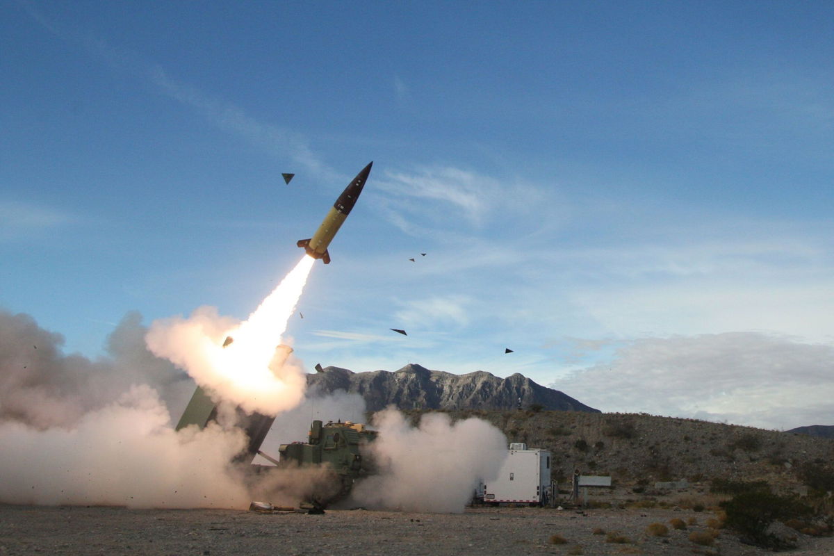 <i>John Hamilton/Digital/White Sands Missile Range Public Affairs</i><br />An early version of an Army Tactical Missile System is tested December 14