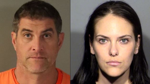 <i>Placer County Sheriff's Office/KCRA</i><br />Court documents allege former MLB player Dan Serafini along with accomplice Samantha Scott shot his father-in-law and mother-in-law during a home burglary in 2021.