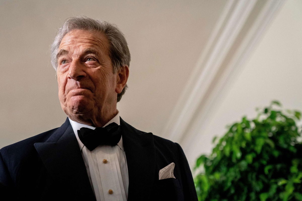 <i>Stefani Reynolds/AFP/Getty Images</i><br/>Paul Pelosi arrived for an official State Dinner at the White House in Washington