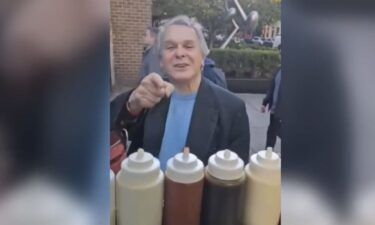 Stuart Seldowitz is seen in this screengrab from a video showing him berating a street food vendor with hate-filled comments.