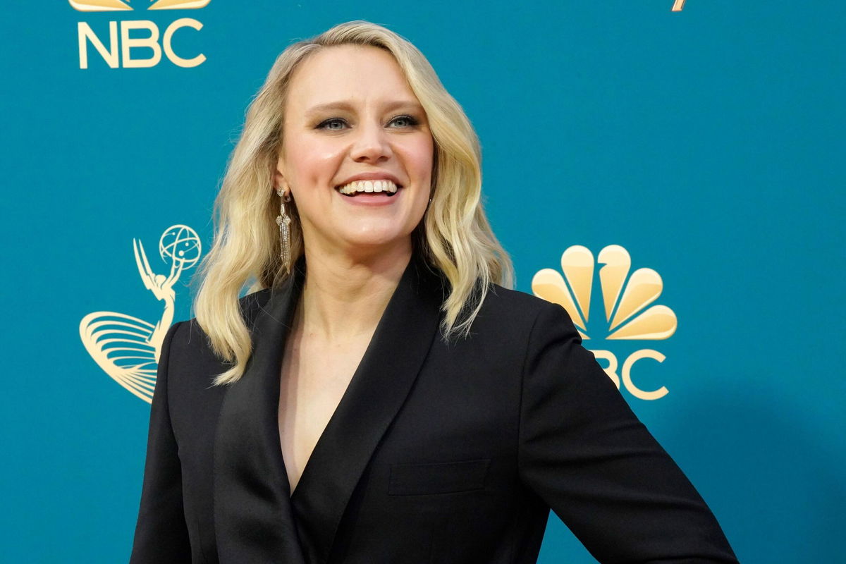 <i>Evans Vestal Ward/NBC/Getty Images</i><br/>Kate McKinnon at the 2022 Primetime Emmy Awards in Los Angeles. As “Saturday Night Live” hurtles toward its last episode of the year