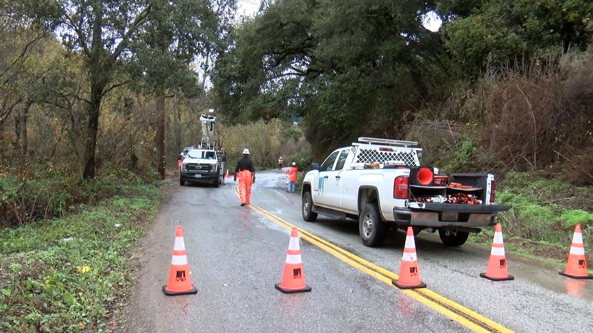 Santa Cruz County reporting multiple road closures due to weather