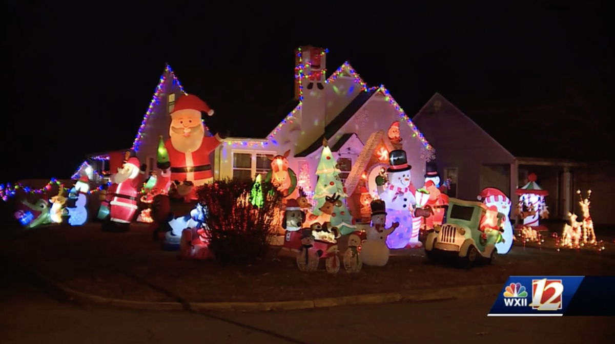 <i>WXII</i><br/>Decorating houses with lights and inflatable characters is a Christmas tradition for many families