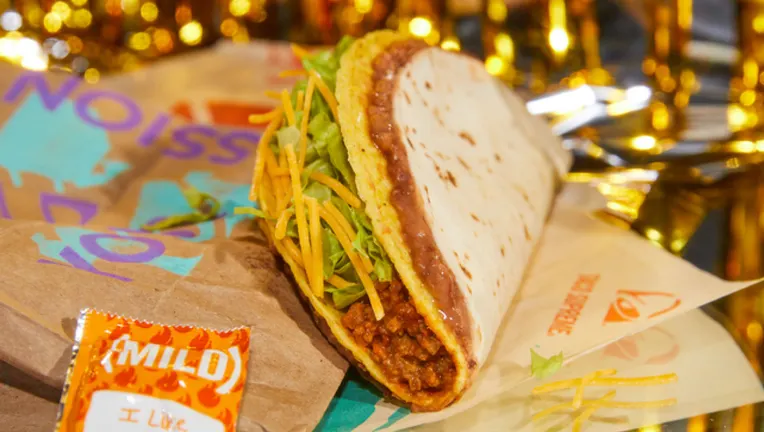 Tace Bell Double Decker Taco. 