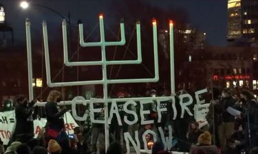 Demonstrators shut down the Burnside Bridge in Portland