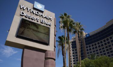 The Wyndham Desert Blue hotel in Las Vegas. Choice Hotels