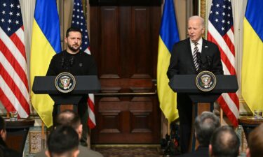 President Joe Biden and Ukraine's President Volodymyr Zelensky hold a joint news conference in Washington