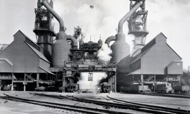 This file photo of the since closed South Chicago Works of US Steel is from when the company was near the height of its economic might in 1956.