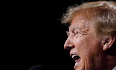 Former President Donald Trump speaks during a rally on Dec. 17