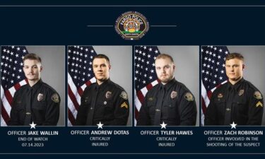 A community will honor several North Dakota police officers as heroes on December 20. Fargo officer Jake Wallin died during an ambush back in July. Officers Andrew Dotas and Tyler Hawes were badly hurt.