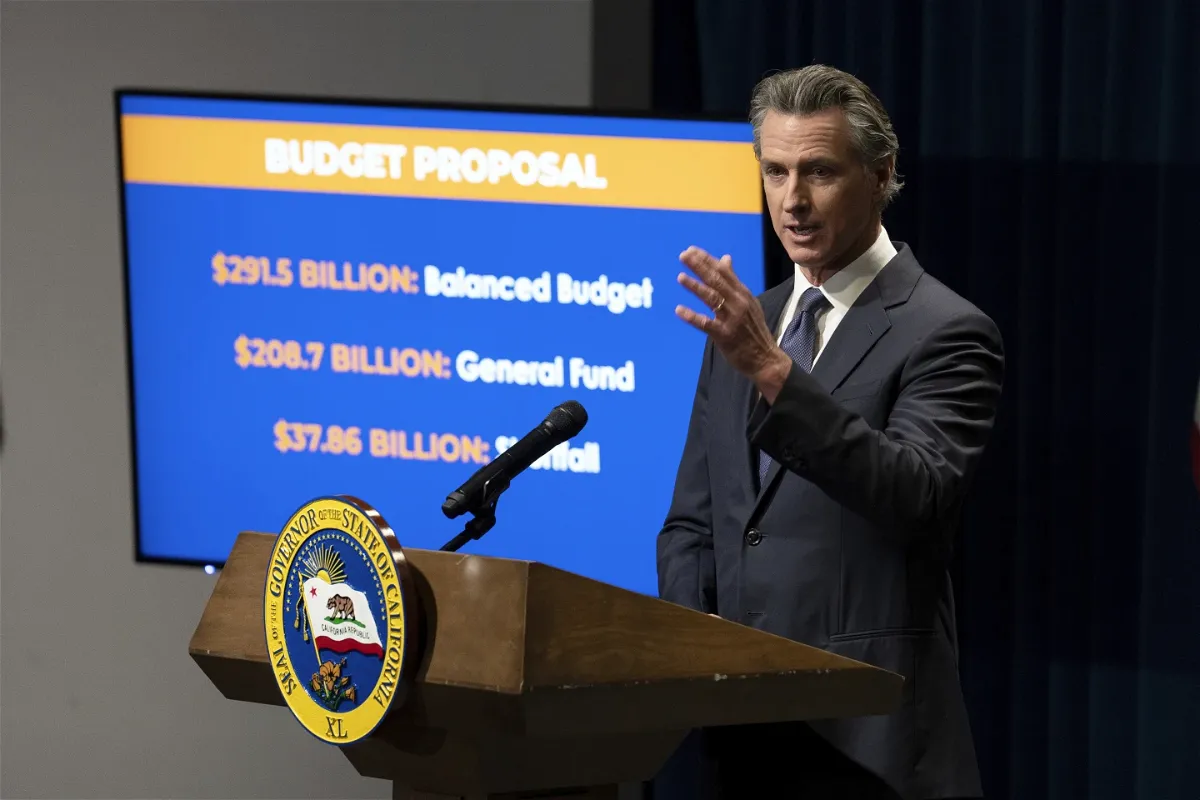 Newsom delivers budget reporter earlier this year