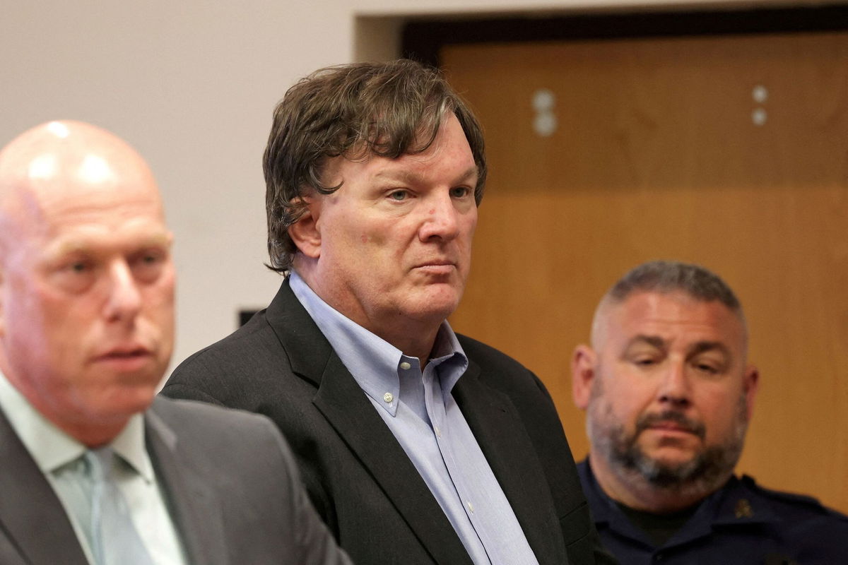 <i>James Carbone/Pool/Reuters</i><br/>Accused Long Island serial killer Rex A. Heuermann appears during a hearing in Suffolk County Superior Court in Riverhead