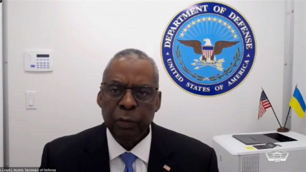 <i>US Department of Defense</i><br/>Defense Secretary Lloyd Austin on January 23 made his first public appearance since he was hospitalized over complications of a procedure to treat prostate cancer