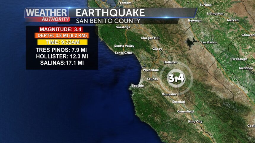 Earthquakes in monterey ca