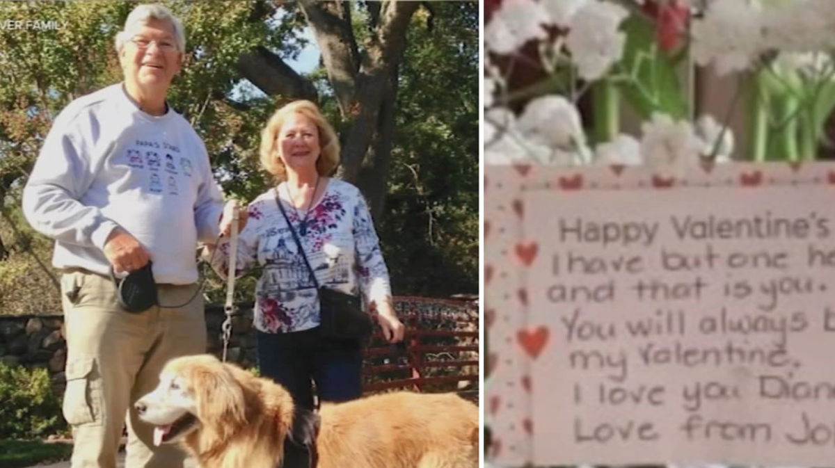 <i>Maver Family/KGO</i><br/>Danville man sends a lifetime of flowers to his wife every Valentine's Day