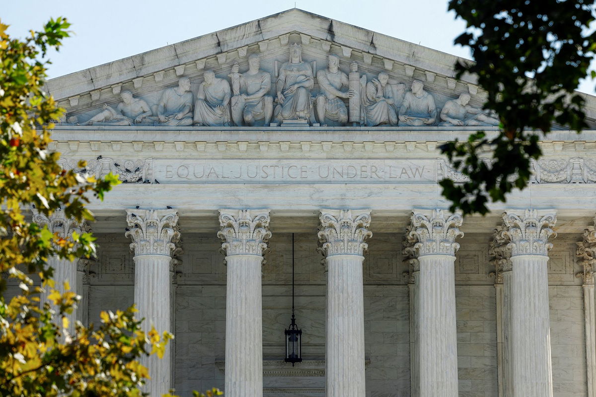 <i>Evelyn Hockstein/Reuters via CNN Newsource</i><br/>The United States Supreme Court building is seen as in Washington