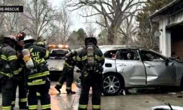 No injuries were reported after an electric vehicle exploded inside a garage early Saturday morning.