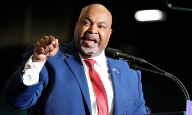 North Carolina Lt. Gov. Mark Robinson speaks before Republican presidential candidate former President Donald Trump at a campaign rally on Saturday