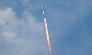 The SpaceX Starship spacecraft lifts off from the Starbase in Boca Chica