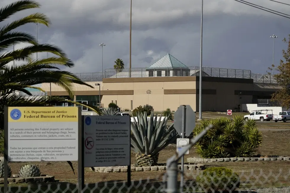 The Federal Correctional Institution stands in Dublin, Calif., Dec. 5, 2022. The federal Bureau of Prisons says it is planning to close a women’s prison in California known as the “rape club” despite attempts to reform the troubled facility after an Associated Press investigation exposed rampant staff-on-inmate sexual abuse.