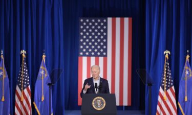 President Joe Biden is seen here in Las Vegas on March 19. White House advisers are looking to one economic indicator in particular for signs that the economy is heading in the right direction.