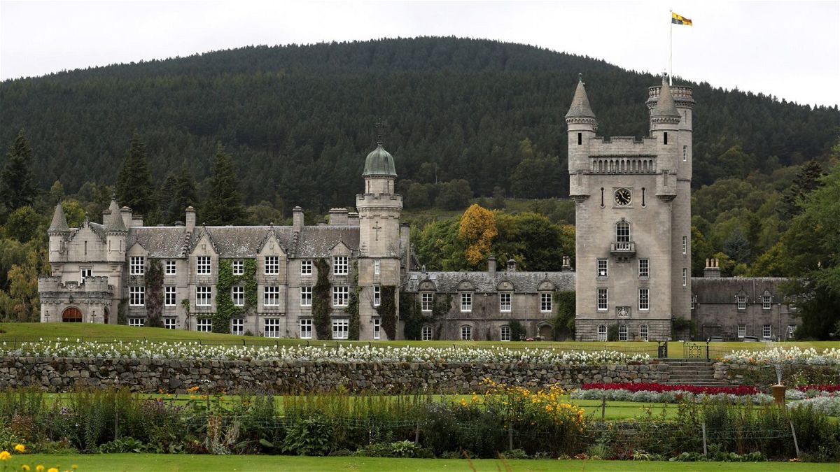 <i>Andrew Milligan/WPA Pool/Getty Images via CNN Newsource</i><br/>A general view of Balmoral Castle