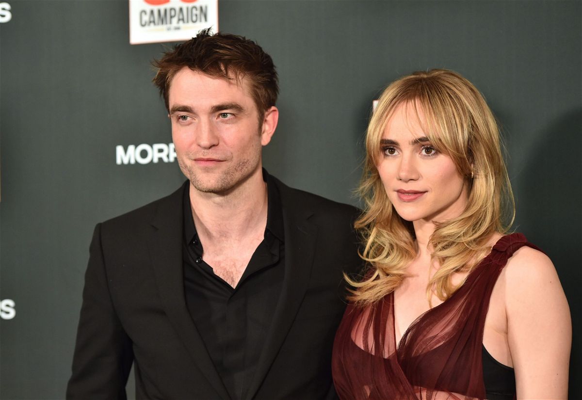 <i>Alberto E. Rodriguez/Getty Images via CNN Newsource</i><br/>Robert Pattinson and Suki Waterhouse attend the GO Campaign's Annual Gala 2023 at Citizen News Hollywood on October 21