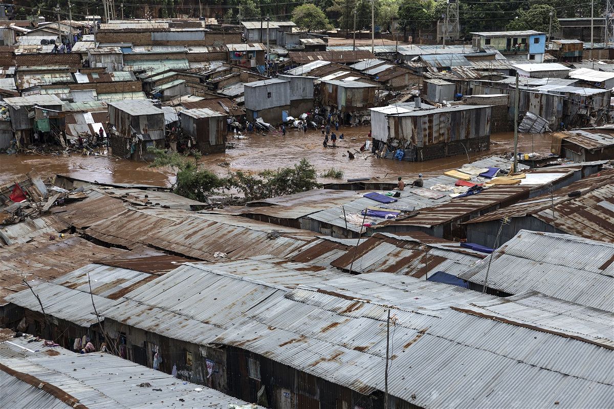 <i>Simon Maina/AFP/Getty Images via CNN Newsource</i><br/>Severe flooding has killed dozens in Tanzania and neighboring Kenya.