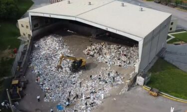 Baltimore County police are investigating the discovery of possible human remains found at the Central Acceptance and Recycling Center in Cockeysville.