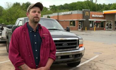 Canton resident Howard McCarter says he was devastated to find his work truck and dog were stolen recently from a convenience store. Luckily