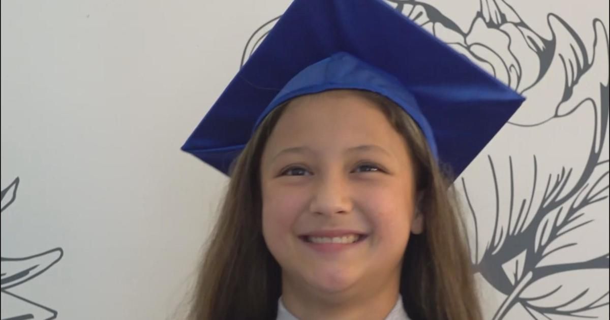 <i>KCAL/KCBS via CNN Newsource</i><br/>Athena Elling will the 11-year-old be the youngest to graduate from Irvine Valley College.