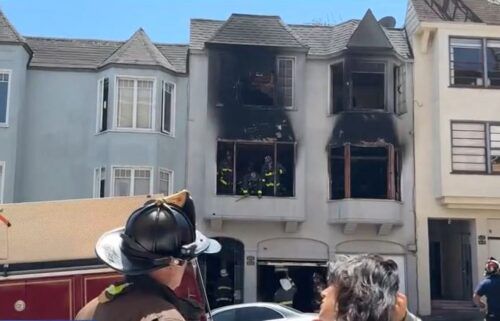 Roughly 100 people attended a barbeque fundraiser on Sunday evening to help a beloved San Francisco dog walker and his family after a fire gutted their home.