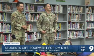 A fifth-grade class at Warren Elementary School is making a significant impact on the lives of military service dogs