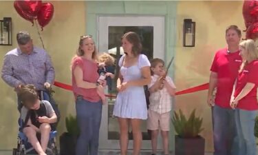 The Adams family could not believe their eyes when they drove up to their new driveway in Port St. Lucie on Thursday.