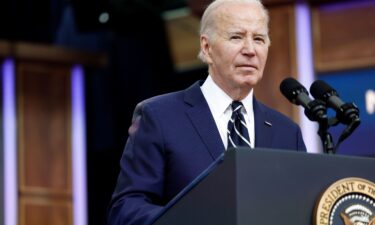 President Joe Biden gives remarks virtually to the National Action Network Convention last month. Biden will deliver a keynote address on May 7 at the US Holocaust Memorial Museum’s annual Days of Remembrance ceremony at the US Capitol.