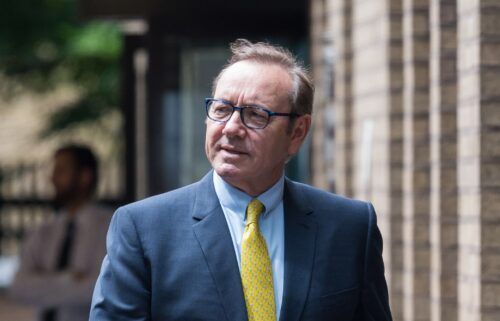 Kevin Spacey leaving Southwark Crown Court in London in 2023.
