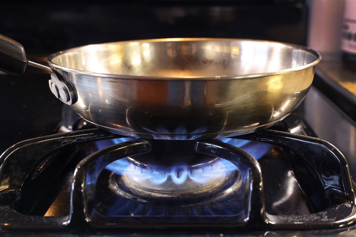 <i>Scott Olson/Getty Images via CNN Newsource</i><br/>Harmful levels of nitrogen dioxide from cooking on gas stoves can be found throughout the home