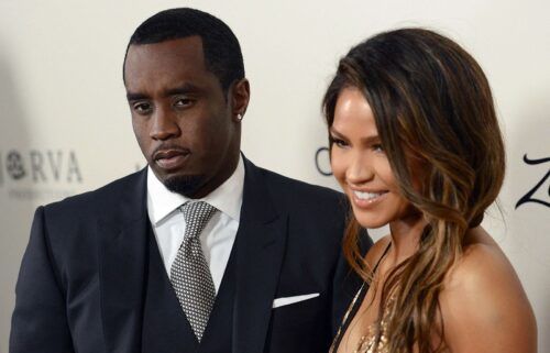 Sean Combs and Cassie Ventura are seen in security video in 2016.