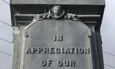 The lawsuit alleges the monument conveys a message that "Black people’s rightful place as one of subservience and obedience."