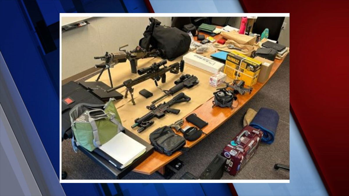 Police arrested 37-year-old Richard Hall who is suspected of having equipment to make illegal firearms. 