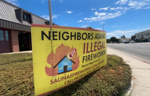 illegal fireworks, fireworks, Salinas fire