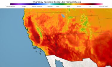 Temperatures Thursday will top out up to 25 degrees above what’s normal for the time of the year