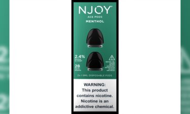 Four menthol vaping products were authorized by the US Food and Drug Administration on Friday