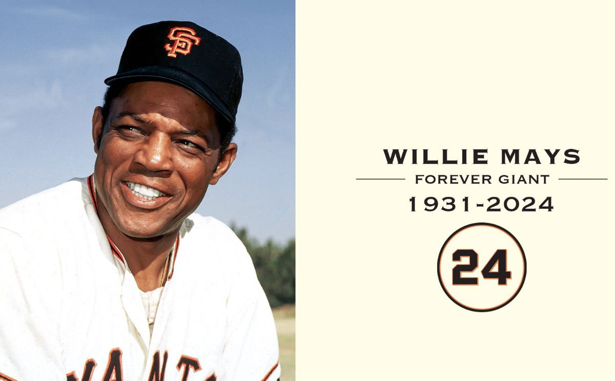 Giants legend and Hall of Famer, Willie Mays, passes away at the age of ...